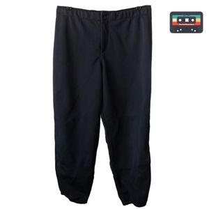 Mizuno Womens Softball Unbelted BLK Pants X-Large